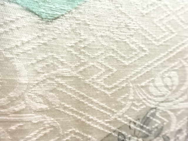  誰が袖模様単衣小紋着物